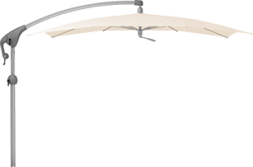 PENDALEX P+ 285x230cm 10 teilig Aluminium natureloxiert mit Volant
