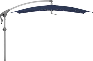 PENDALEX P+ 285x230cm 10 teilig Aluminium natureloxiert mit Volant