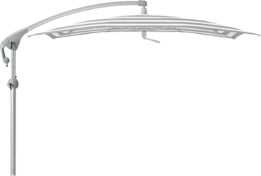 PENDALEX P+ 285x230cm 10 teilig Aluminium natureloxiert mit Volant
