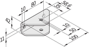 Sommer 14521V001 Torflügelbeschlag