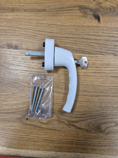 HOPPE Fenstergriff Atlanta – abschließbar weiß