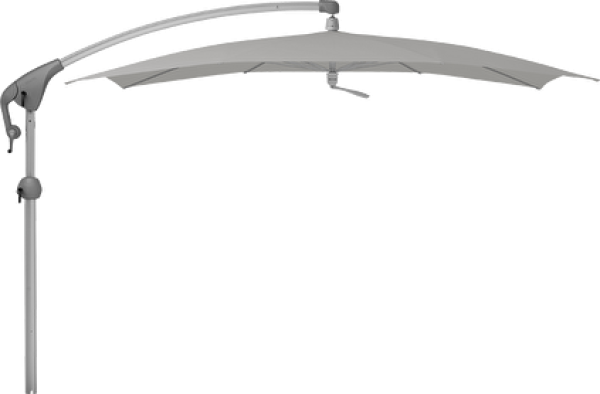 PENDALEX P+ 285x230cm 10 teilig Aluminium natureloxiert mit Volant
