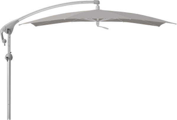 PENDALEX P+ 285x230cm 10 teilig Aluminium natureloxiert mit Volant