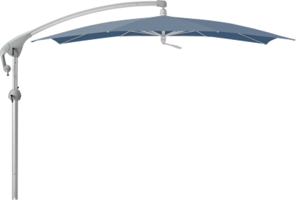 PENDALEX P+ 285x230cm 10 teilig Aluminium natureloxiert mit Volant