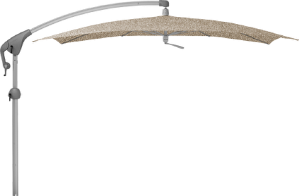 PENDALEX P+ 285x230cm 10 teilig Aluminium natureloxiert mit Volant