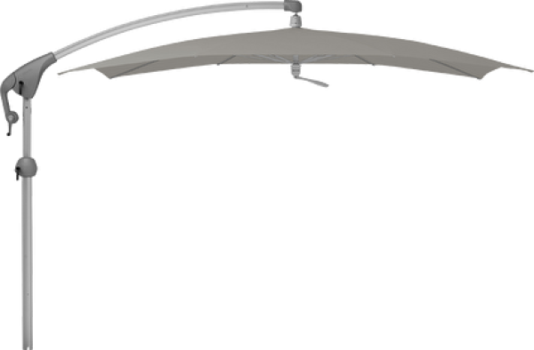 PENDALEX P+ 285x230cm 10 teilig Aluminium natureloxiert mit Volant