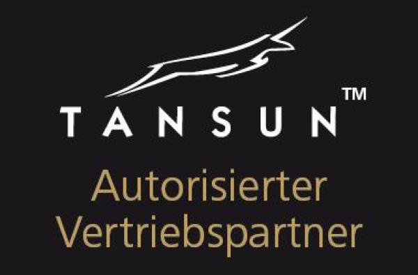 Tansun Sorrento Double IP in Schwarz mit wetterfester Vertikalröhre 2x 1,5 KW